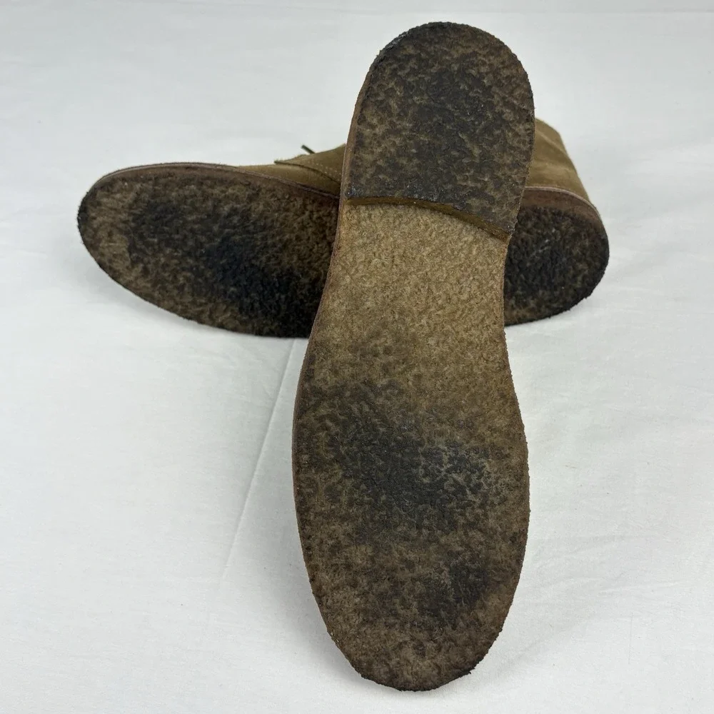 J. Crew MacAlister Suede Leather Desert Chukka Boots Crepe Sole 10M Italy